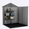 Keter Darwin 6x6 grey garden shed image 2