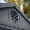 Keter Darwin 6x6 grey garden shed image 8