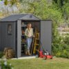 Keter Darwin 6x6 grey garden shed image 11