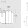 Keter Darwin 6x6 grey garden shed image 3