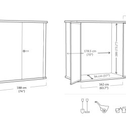 Keter Cortina Fortis XL Shed