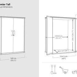 Keter Premier Tall Shed
