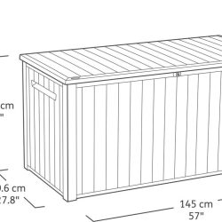Keter 170G Storage Box 643L - White