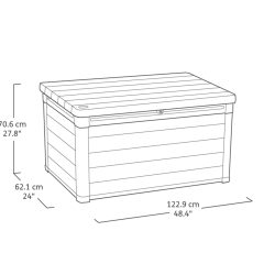 Keter Premier 380L Storage Box - Grey