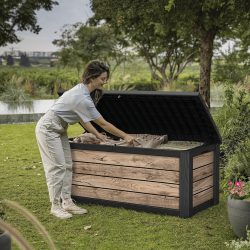 Keter Eastwood 570L Storage Box - Pine Look