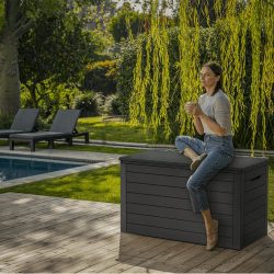 Keter Ontario 570L Storage Box - Anthracite