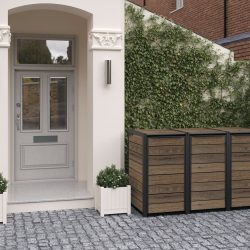 Keter Hideaway XL - 3 Bin (Walnut Look)