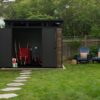 Keter Signature Pent 9x7 Shed - Walnut Look (2.8 x 2.2m)