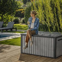 Keter 170G Storage Box 643L - Venetian Grey