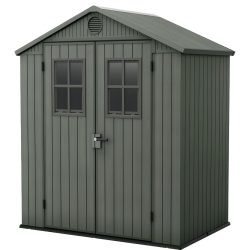 Keter Darwin 6x4 Garden Shed - Green (1.9 x 1.2m)