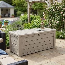 Keter Westwood 570L Outdoor Storage Box - Beige — image 2