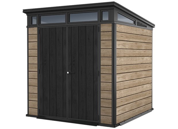 Keter Signature Pent 7x7 Shed - Ashwood Look (2.2 x 2.2m) — image 1