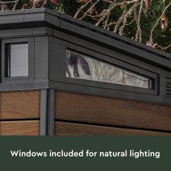 Keter Signature Pent 7x7 Shed - Ashwood Look (2.2 x 2.2m) — image 5