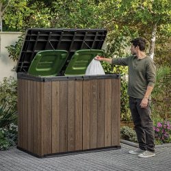 Keter Store It Out Darwin (Walnut Look) 1150L — image 2