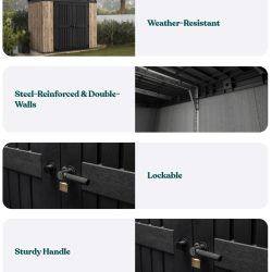 Keter Aspen 8 x 6 Shed - Pine Look (2.5 x 1.8m) — image 5