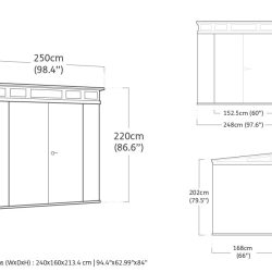 Keter Belfort 8 x 6 Shed - (2.5 x 1.8m) — image 9