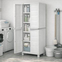 Keter Utility Tall Cabinet - White — image 2