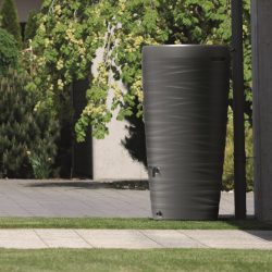 MAZE 240L Rainwater Tank x 2 Kit – 240L rainwater tank in a garden