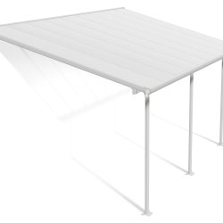 Feria Patio Cover 5.5m x 3m - White Frame With White Roof