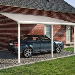 Feria Patio Cover 5.5m x 3m - White Frame With White Roof