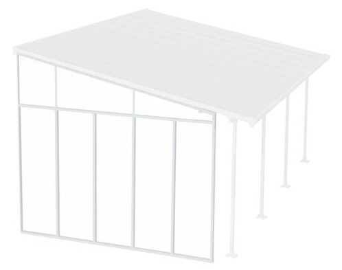 Side Wall for Sierra & Feria Patio Cover 3.85m - White