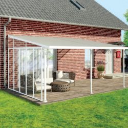 Side Wall for Sierra & Feria Patio Cover 3.85m - White