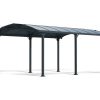 Tucson Gazebo 3.6m x 5.1m - Grey Frame With Grey Roof