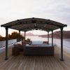 Tucson Gazebo 3.6m x 5.1m - Grey Frame With Grey Roof