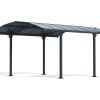 Tucson Gazebo 3.6m x 4.4m - Grey Frame With Grey Roof