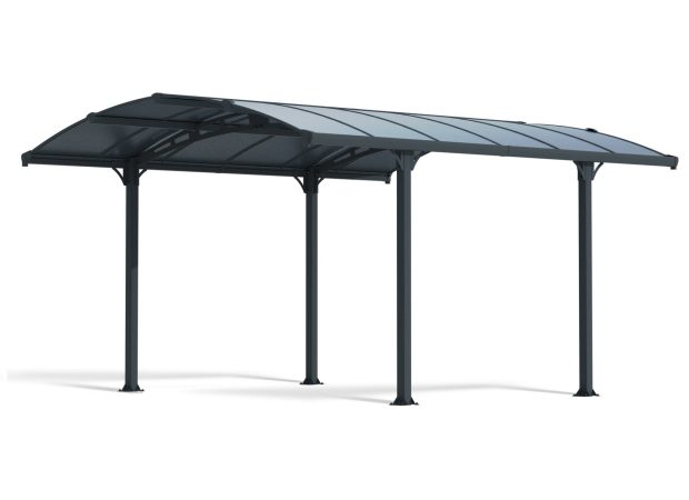 Tucson Gazebo 3.6m x 4.4m - Grey Frame With Grey Roof