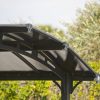 Tucson Gazebo 3.6m x 4.4m - Grey Frame With Grey Roof