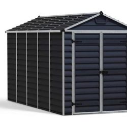 Skylight Garden Shed 1.9m x 3.8m - Midnight Grey