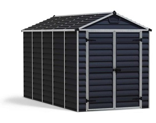 Skylight Garden Shed 1.9m x 3.8m - Midnight Grey