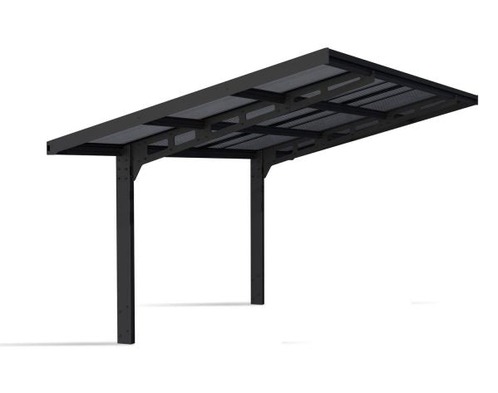 Sydney Carport Single 2.9m x 5.9m - Grey Frame With Grey Corrugated Roof