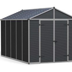 Rubicon Garden Shed 2.4m x 3.8m - Grey