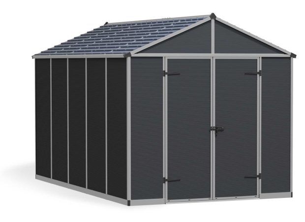 Rubicon Garden Shed 2.4m x 3.8m - Grey