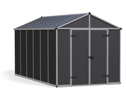 Rubicon Garden Shed 2.4m x 4.5m - Grey