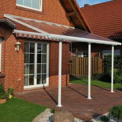 Feria Patio Cover 4.3m x 3m - Grey Frame With Clear Roof
