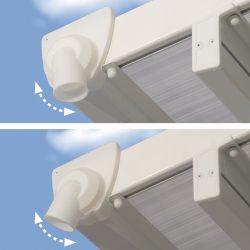 Feria Patio Cover 5.5m x 3m - White Frame With White Roof