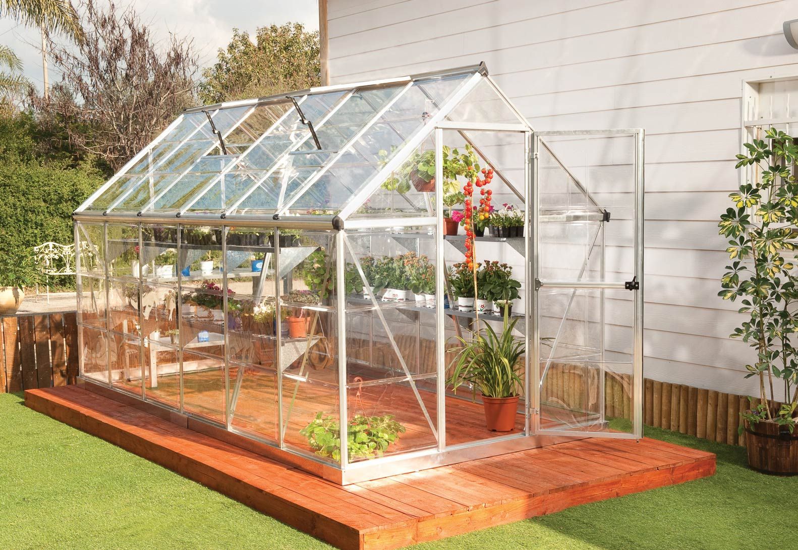 SILVERLINE 6'x12' GREENHOUSE 1.8mx3.7m