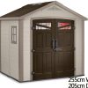 KETER BELLEVUE GARDEN SHED 2.5mx2m