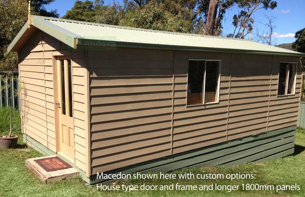 CEDAR SHED MACEDON DELUXE 3.8Mx6.0M