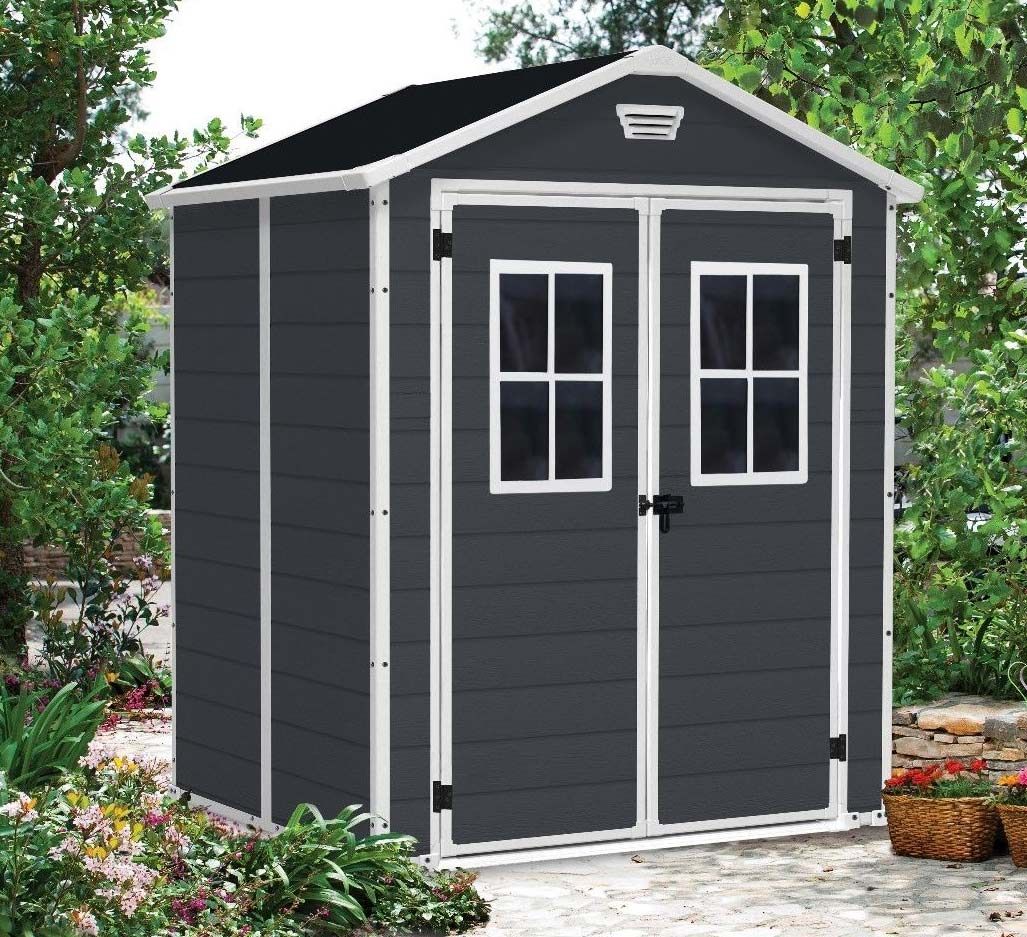 KETER MANOR 6'x5' GARDEN SHED 1.9x1.5m