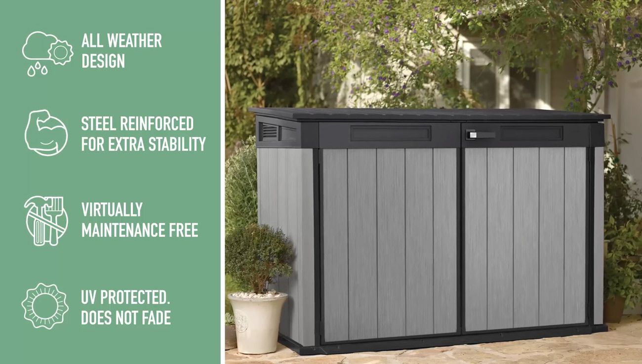 KETER GRANDE STORE 1.9m x 1.1m 2020L +Discount available