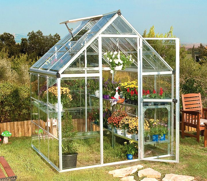 SILVERLINE 6'x6' GREENHOUSE 1.8mx1.8m