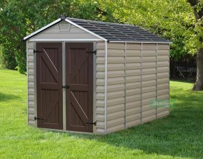 PALRAM SKYLIGHT 6' x 8' GARDEN SHED TAN