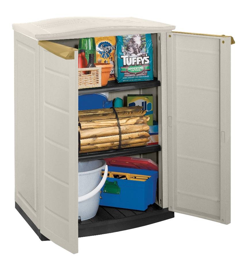 Keter Mini Patio Cabinet, Outdoor Patio Storage Cupboard