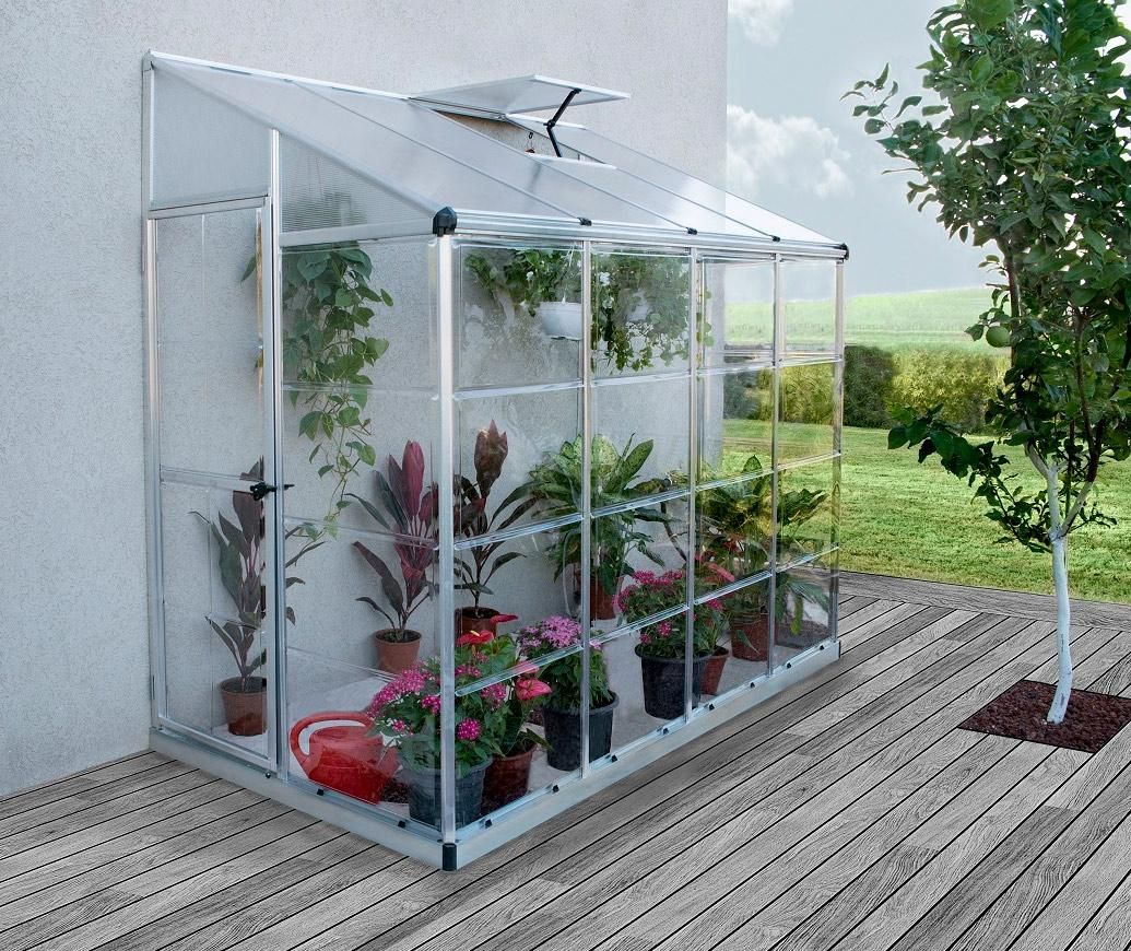 SILVERLINE MAZE LEAN-TO GREENHOUSE / SUNROOM 1.2mx2.2m