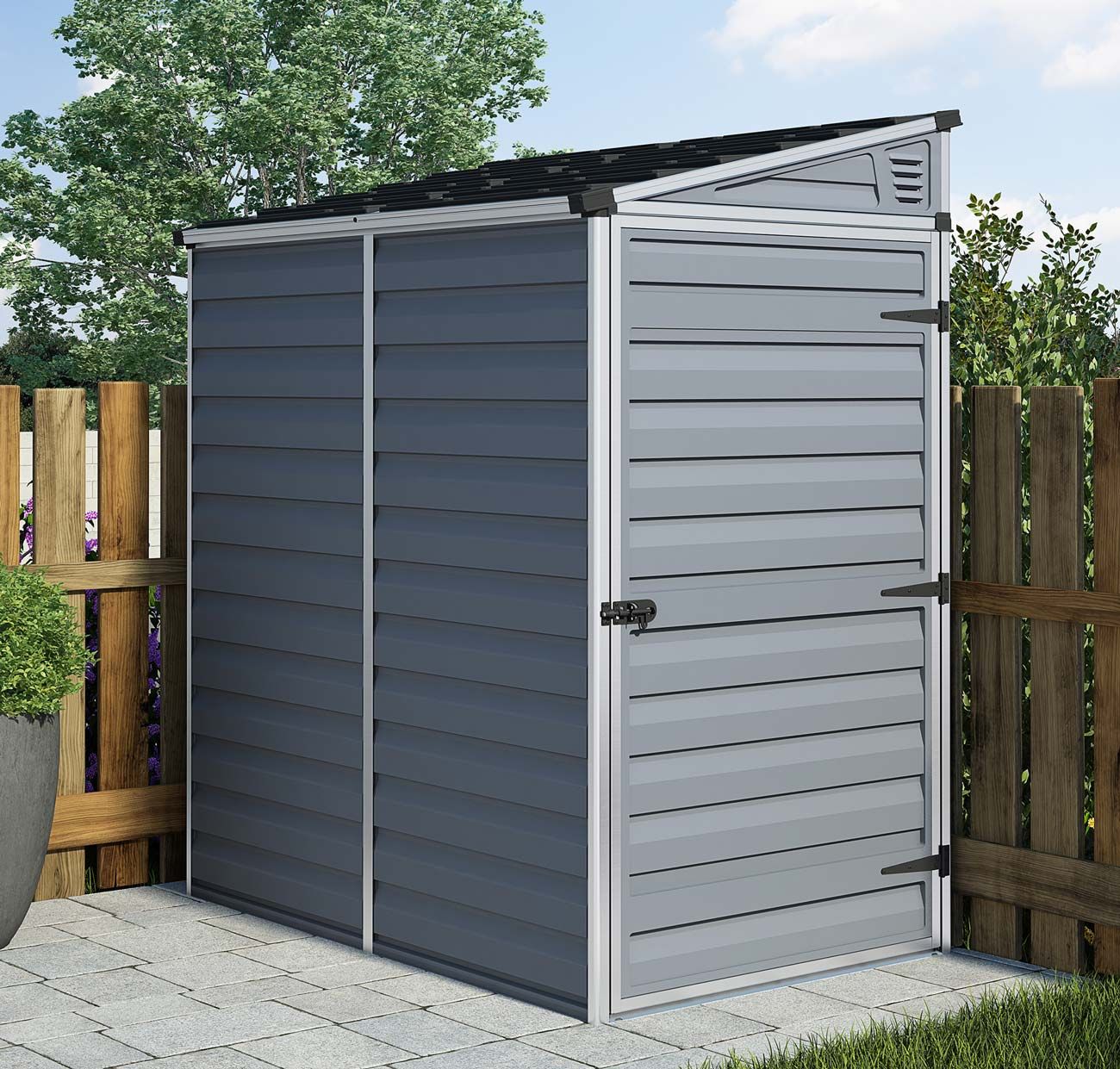 PALRAM SKYLIGHT 4'x6' PENT SHED 1.2m x 1.8m