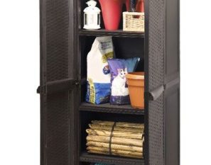 KETER RATTAN STYLE UTILITY CABINET